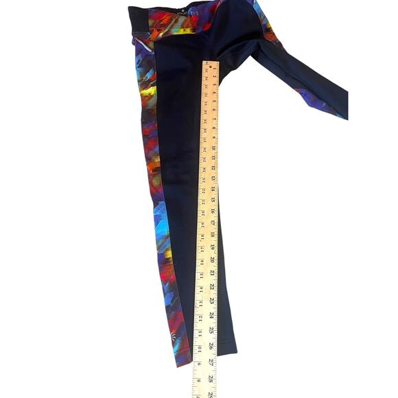 Athleta Colorburst Power Lift Fleece Lined Tight, NAVY SIZE Small - Picture 6 of 6